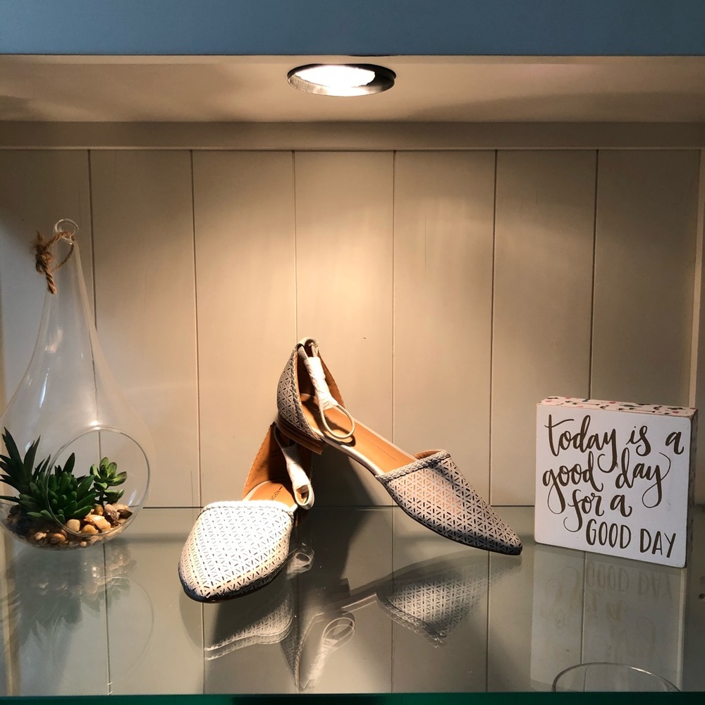 Gray Perforated Flats